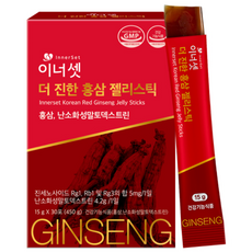 InnerSet 紅蔘果凍條 30條入, 450g, 1盒