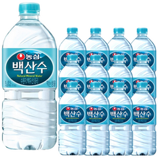 백산수 생수, 1L, 12개