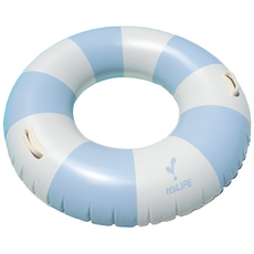 스트라이프 어린이 유아 감성 물놀이 원형 튜브, 1개, 스카이마린
