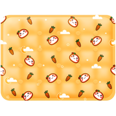 닉스쿨 반려동물 아이스 쿨방석 쿨매트, 당근 오렌지