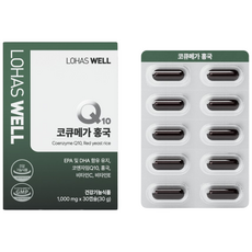 로하스웰 코큐텐 알티지오메가3 홍국, 1개, 30정