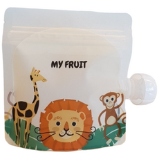 [바이올팩키지] 이유식 더블지퍼 스파우트 파우치, 25매