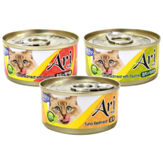 테비 아리캔 160g x 24입 박스, 3종 콤보, 24개