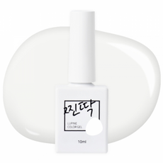 찐딱 프리미엄 네일아트 젤컬러 젤네일, 1개, 10ml, JJ001 (찐 화이트)