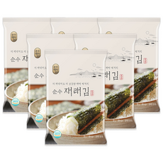 순수해작 순수 재래 전장김, 6개, 20g