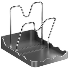 다나몰 냄비뚜껑 정리대 거치대 조리도구 주방용품, 1개, 블랙
