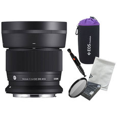 [포토리뷰이벤트] 시그마 C 56mm F1.4 DC DN 캐논 RF용 + (MECO MC필터+방수파우치+융) _WJK