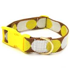 싸마픽 자체제작 강아지 목줄, 옐로우캔디, 1개