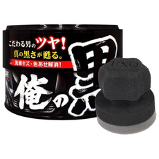 프로스태프 흑광왁스 카나우바 고체왁스 자동차 광택 코팅제 S137+헥사 어플리케이터, 1개