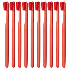 Usetool Company 細軟毛牙刷 + 刷頭蓋組 橘色, 1套, 10入