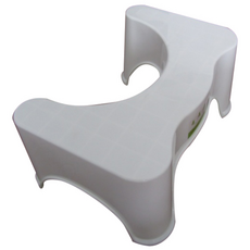 Señor Kim塑膠簡易馬桶腳踏凳 白色, 1個