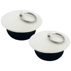 (백색 욕조마개 벌크) 1+1 배수마게 욕조캡 욕조뚜껑, 2개, 상세페이지 참조