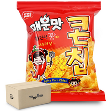 GLORYHY코스모스제과 매운맛 콘칩 화끈한 불닭맛, 34g, 30개