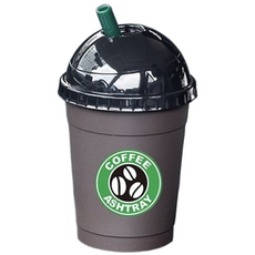 넘버링카 차량용 재떨이 냄새차단 차량 카페컵 재떨이, 1개