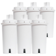 브리타 정수기 클래식 호환 필터 최고급형 석회레진, 1개, 6개