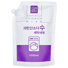 JEOPUREUN CHOWON WIAE 過碳酸蘇打洗衣精補充包, 1L, 1包
