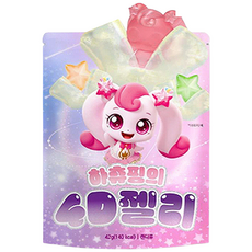 캐치티니핑 하츄핑의 4D젤리, 420g, 1세트, 혼합과일