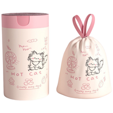 [당일출고] 두꺼운 손잡이 끈 쓰레기봉투 다용도 120매 음식물 차량용 쓰레기 봉투 고양이, 120개, 10L