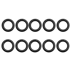 컬러오링 외경20mm 내경13mm 고리 오링 오픈형O링, 10개, 블랙