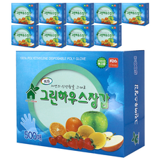 그린하우스 위생장갑 500매, 500개입, 20개