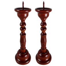 신형 물푸레나무 촛대 2P 인테리어 장식 양초 초 놋쇠 고풍 제사 시제 차례상 차례 상, 1개