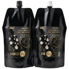 모네이처 PPD없는 새치염색약 NO암모니아 검정콩 흑미 추출물 대용량 1제500ml+2제500ml, 1개, 자연갈색
