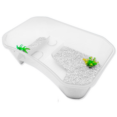 Aquatera 烏龜多功能屋魚缸地板套組 NX-11, 白色 + 白色 + 混合色