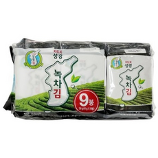 지도표 성경김 녹차식탁김 9단, 27개, 4g
