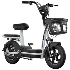 Bacicle 접이식 전기자전거 미니벨로 48V 15A 리튬 배터리 전동 출퇴근 배달, HD-블랙 15A 리튬배터리 48V 경량스틸