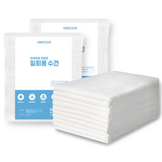 원쿡 일회용 수건 다용도 위생 여행용 타올 대형, 화이트, 1세트, 일반형_일회용수건 (20매)