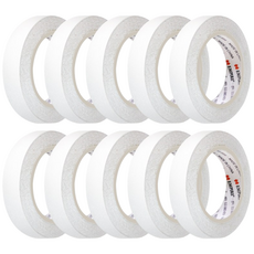 엠파이어 양면테이프 15 mm x 30 m, 화이트, 10개