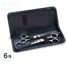 광천사 가위 가죽케이스, 블랙, 6개