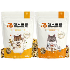 [닥터 햄스트롱] 65가지 2차세척 프리미엄 햄스터 사료 먹이 간식, 70g, 1개, 드워프