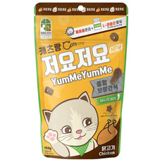 캐츠랑 저요저요 고양이 보양간식, 닭고기맛, 150g, 10개