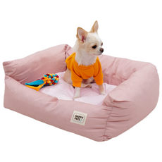 Happy Pets 可拆式外罩寵物熟睡坐墊, 粉紅色