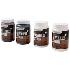 한스 우드데코 수성 스테인 250ml, 호두나무, 1개