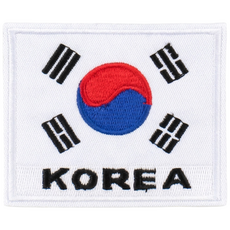 태극기와펜 태극기패치 마크 와펜 패치, 4개, 태극기-No.10