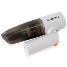클린싹 접이식 차량용 청소기+에어건/휴대용 핸디 무선청소기/초간편 미니청소기/CC109, 화이트