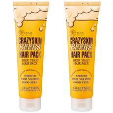 미친스킨 맥주 효모 헤어팩, 200g, 2개