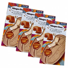 하겐다즈 크리스피 샌드위치 리치 카라멜 아이스크림 바삭한 코스트코, 4개, 60ml