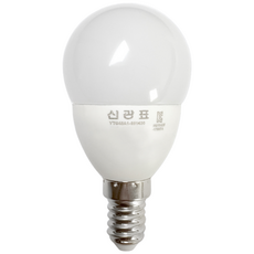 LED 미니크립톤 E14 국내안전인증 기본전구 벌브 꼬마전구 전구교체 G45, 전구색, 1개