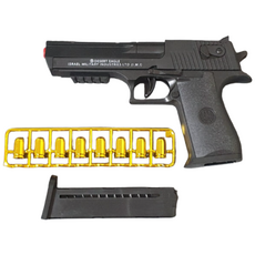 탄피배출 반자동 권총 데저트 이글 Desert Eagle, 블랙, 1개