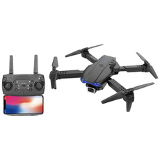 항공촬영용 4K 드론 듀얼 카메라 장시간 비행 미니 입문용 스마트 드론 :이중 카메라 / 장애물 회피 프리플라이트 리모컨 장난감 (총 40 분의 비행 시간), 블랙, 1개