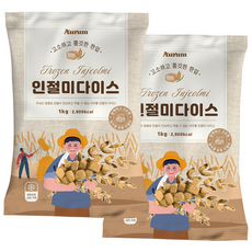 아우름 빙수용 인절미 다이스 1kg, 2개