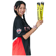 랩 LAP x KBO KIA타이거즈(원정) 미니 리본핀 AR7GA324, 블랙, 1개