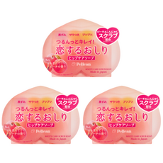 [갓성비 바디스크럽] 사랑에 빠진 엉덩이비누 / 정품판매자:후프코퍼레이션 / 코이스루오시리 / 인그로운헤어, 3개입, 80g