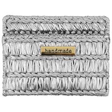 네트공예 DIY 세트 - 가죽 카드 지갑 만들기 망스티치 재료 프라 PK05_직사각(소) 골드 팬던트, 실버, 1세트