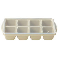 mommy's table 8格副食品製冰盒, 燕麥色, 1入