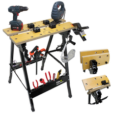 팍스 PX-BT1 목공작업대 각도조절 이동식 작업대 클램프 워크벤치 테이블 톱대, 1개