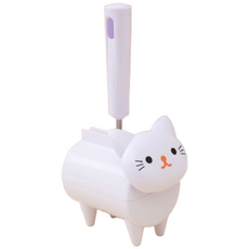 에브리샤인 고양이 돌돌이 커팅 테이프 크리너 클리너, 화이트, 1개